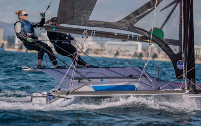 Flot Grand Slam debut til Nanna i 49fx